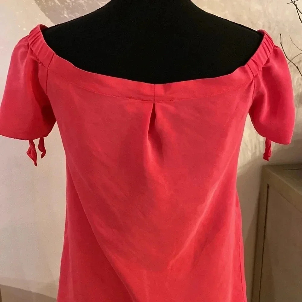 AMANDA Uprichard Absolutely Adorable Silk Dress Size M - Picture 6 of 8